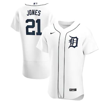 mens nike jacoby jones white detroit tigers home authentic 